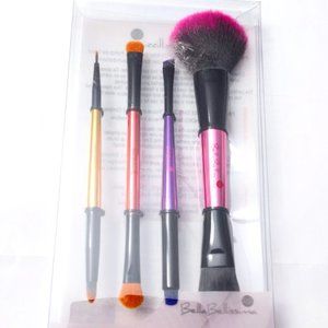 Bella Bellissima Double Applicators Makeup Brush Set - 4 total